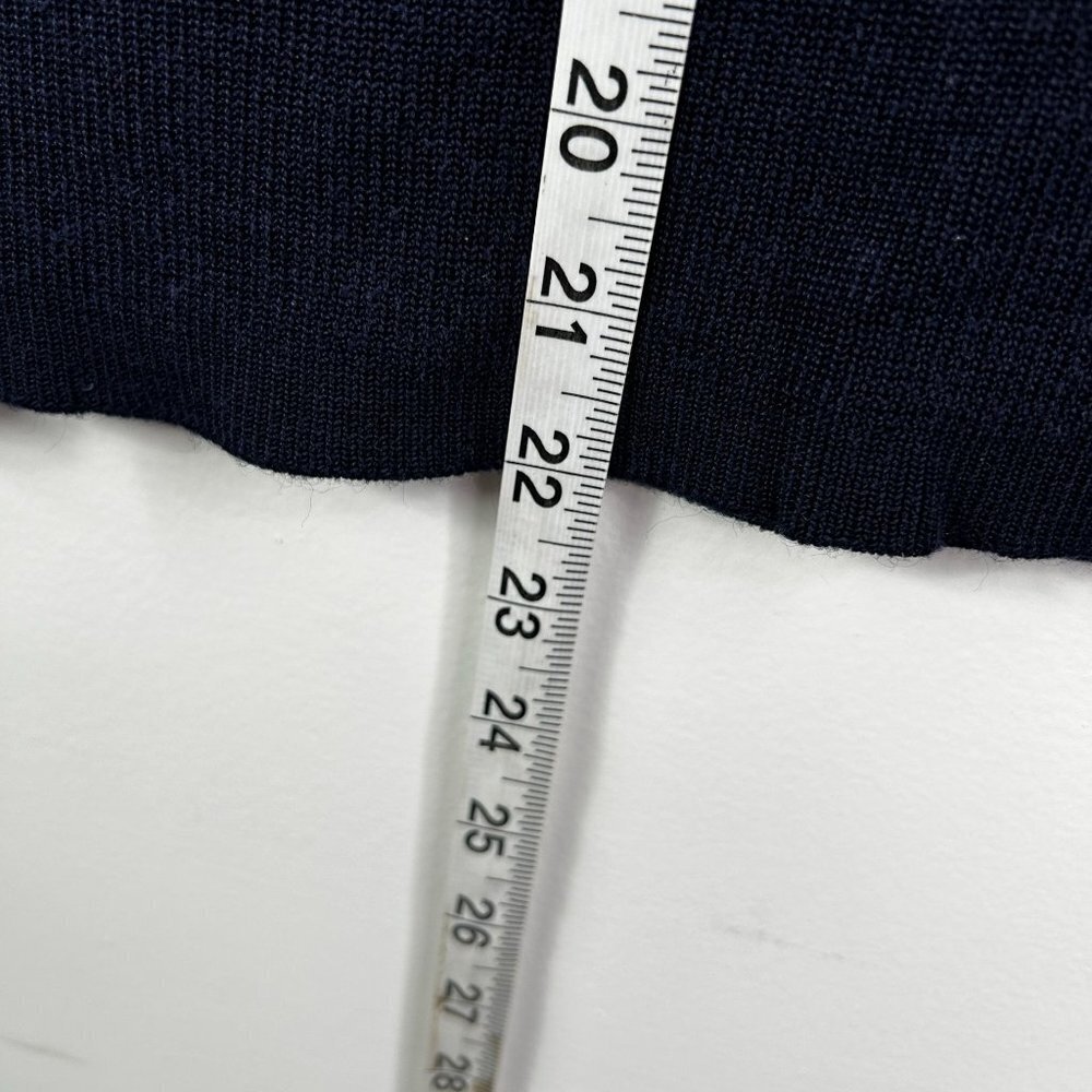 Norton McNaughton vintage black short sleeve mesh and‎ ribbed blouse size large - Picture 9 of 9